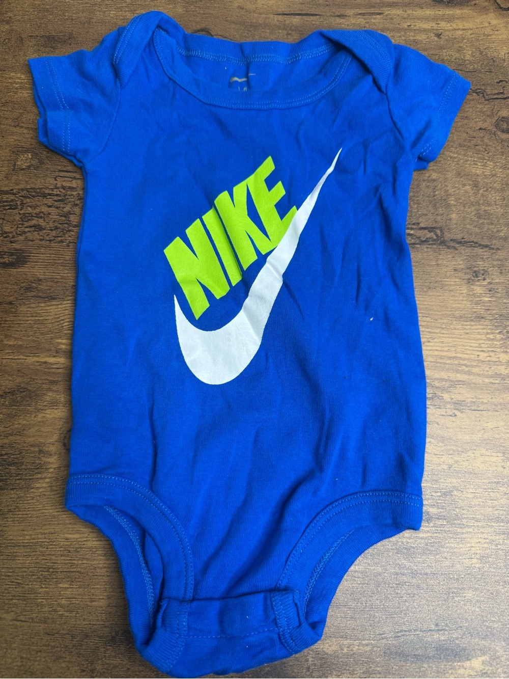 ⭐️5 for $20⭐️ Nike Blue Baby One-Piece Bodysuit with Logo 0-6M